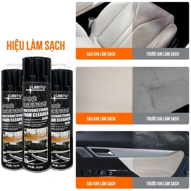 Chai Xịt Bọt Vệ Sinh Nội Thất Đa Năng LIBITU Tẩy Đa Năng Diệt Bám 58.000 VND 8