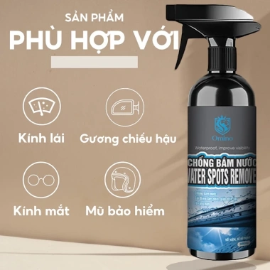 Chai Xịt Chống Bám Nước Phủ Nano OMINO M97 300ml - Hiệu Ứng Lá Sen, Tăng Tầm Nhìn Kính Ô Tô Xe Máy, Giá Ưu Đãi 185k 4 Chai Xịt Chống Bám Nước Phủ Nano OMINO M97 300ml - Hiệu Ứng Lá Sen, Tăng Tầm Nhìn Kính Ô Tô Xe Máy, Giá Ưu Đãi 185k 4