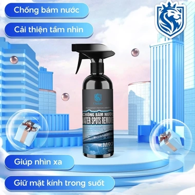 Chai Xịt Chống Bám Nước Phủ Nano OMINO M97 300ml - Hiệu Ứng Lá Sen, Tăng Tầm Nhìn Kính Ô Tô Xe Máy, Giá Ưu Đãi 185k