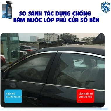 Chai Xịt Chống Bám Nước Phủ Nano OMINO M97 300ml - Hiệu Ứng Lá Sen, Tăng Tầm Nhìn Kính Ô Tô Xe Máy, Giá Ưu Đãi 185k