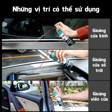 Chai xịt chống kẹt kính ô tô 268ml AN AUTO - Bảo dưỡng, phục hồi nhựa gioăng cao su, giá ưu đãi 69.000₫