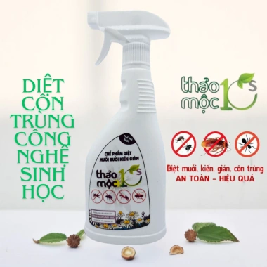 Chai Xịt Diệt Muỗi Kiến Gián Tận Gốc Sinh Học Thảo Mộc 500ml An Toàn Cho Bé và Thú Cưng - Giá 60.000đ 4