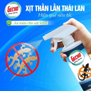 Chai Xịt Đuổi Thằn Lằn GECKO - Xua Đuổi Thằn Lằn, Thạch Sùng, An Toàn Cho Người & Vật Nuôi, Giá 89.000₫
