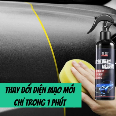 Chai Xịt Dưỡng Nhựa Nhám BONCAR CXN1 - Chống Bám Bụi, Phục Hồi Hiện Trạng Mới