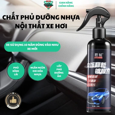 Chai Xịt Dưỡng Nhựa Nhám BONCAR CXN1 - Chống Bám Bụi, Phục Hồi Hiện Trạng Mới