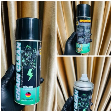 Chai xịt dưỡng sên Sprayking - Phục hồi nhựa nhám, rửa sạch, giảm giá chỉ 29.900đ