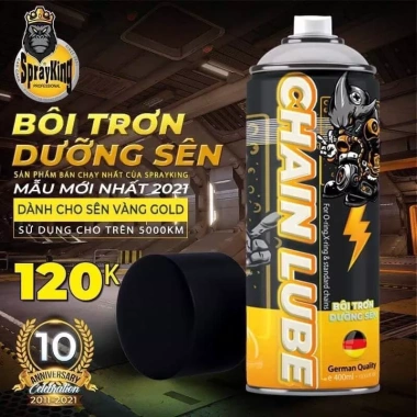 Chai xịt dưỡng sên Sprayking - Phục hồi nhựa nhám, rửa sạch, giảm giá chỉ 29.900đ 7 Chai xịt dưỡng sên Sprayking - Phục hồi nhựa nhám, rửa sạch, giảm giá chỉ 29.900đ 7