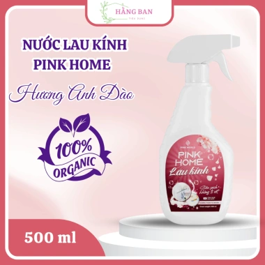 Chai Xịt Kính Đa Năng Pink Home - Tẩy Vệ Sinh Vách Kính, Vòi Rửa, Vòi Sen Chính Hãng, Giá 49.000đ