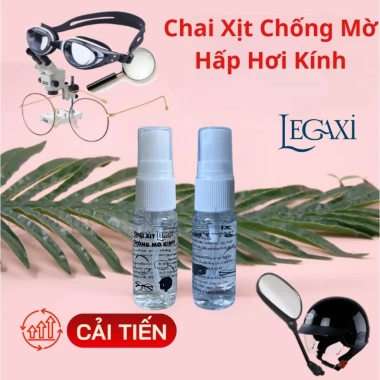 Chai xịt Legazi chống hấp hơi, bám hơi, mờ kính – đa dụng bơi lặn mưa, chỉ 32.000₫