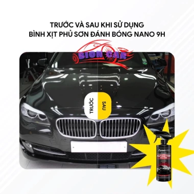 Chai xịt nano Ceramic chống nước kính, làm bóng sơn xe ô tô - 65.000₫ 4