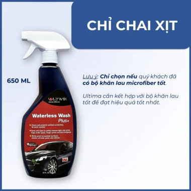 Chai xịt nano Ultima 650ml - Vệ sinh, phủ bóng, giảm bám nước ô tô, chỉ 247.000₫