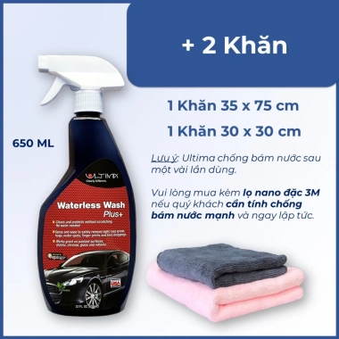 Chai xịt nano Ultima 650ml - Vệ sinh, phủ bóng, giảm bám nước ô tô, chỉ 247.000₫