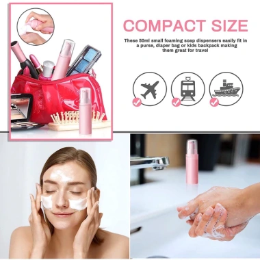 Chai Xịt Tạo Bọt 50ml Đa Năng: Sữa Rửa Mặt, Tắm, Rửa Tay, Xà Phòng, Dầu Gội - Lọ Chiết Mỹ Phẩm Du Lịch Giá 10.999đ 3 Chai Xịt Tạo Bọt 50ml Đa Năng: Sữa Rửa Mặt, Tắm, Rửa Tay, Xà Phòng, Dầu Gội - Lọ Chiết Mỹ Phẩm Du Lịch Giá 10.999đ 3