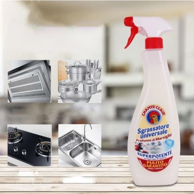 Chai xịt tẩy bề mặt ChanteClair 600ml – Vệ sinh bếp, giày, sofa an toàn da tay 5