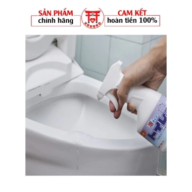 Chai xịt tẩy bồn cầu Rocket dạng bọt 300ml - Nước tẩy Nhật Bản, sạch sâu