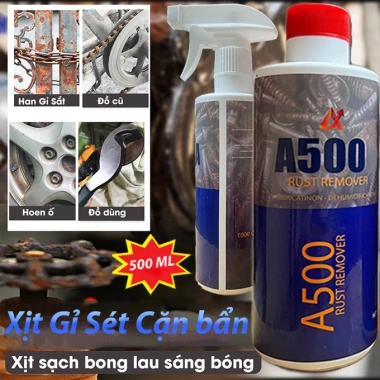 Chai Xịt Tẩy Rửa Rỉ Sét 500ml - 58k, Làm Sạch Kim Loại, Inox, Vòi Nước, Bồn Rửa
