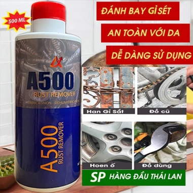 Chai Xịt Tẩy Rửa Rỉ Sét 500ml - 58k, Làm Sạch Kim Loại, Inox, Vòi Nước, Bồn Rửa