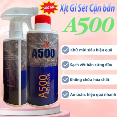 Chai Xịt Tẩy Rửa Rỉ Sét 500ml - 58k, Làm Sạch Kim Loại, Inox, Vòi Nước, Bồn Rửa