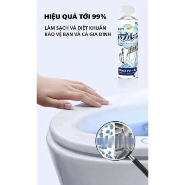 Chai Xịt Vệ Sinh Bồn Cầu 500ml Hương Chanh Tẩy Rửa Mọi Vết Bẩn Giá chỉ 60.000 VNĐ 3