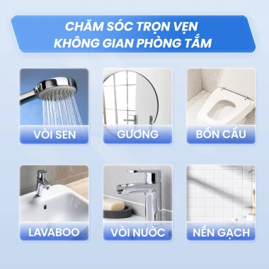Chai Xịt Vệ Sinh Nhà Tắm Saiza Hương Đào 500ml An Toàn Lành Tính, Kháng Khuẩn, Sạch Bề Mặt - Giá 85.000₫ 4