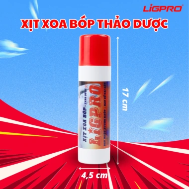 Chai Xịt Xoa Bóp LIGPRO 200ml - Dầu Thảo Dược Giảm Đau Xương Khớp, Massage Cổ Vai Gáy, 125.898 VND