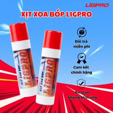 Chai Xịt Xoa Bóp LIGPRO 200ml - Dầu Thảo Dược Giảm Đau Xương Khớp, Massage Cổ Vai Gáy, 125.898 VND