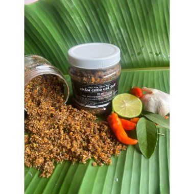 Chẳm Chéo Giã Tay 12 Vị NÀNG BAN FOOD - Lọ 300g Điện Biên, Gia Vị Chấm Cay, Giá 40.000 VND
