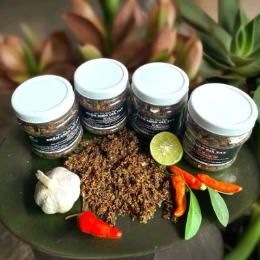 Chẳm Chéo Giã Tay 12 Vị NÀNG BAN FOOD - Lọ 300g Điện Biên, Gia Vị Chấm Cay, Giá 40.000 VND