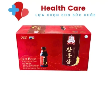 Cham Hong Sam Hàn Quốc AGK 10 lọ - Bổ huyết, tăng đề kháng, giảm mệt mỏi - 70.000 VND