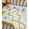 Chăn 4 lớp muslin cho bé sơ sinh Uni Baby, mũ trùm đầu và khăn quấn - 150k 7