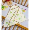 Chăn 4 lớp muslin cho bé sơ sinh Uni Baby, mũ trùm đầu và khăn quấn - 150k 9