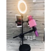 Chân 4 trong 1 livestream: kẹp điện thoại đôi, đèn LED, kẹp mic, Giá 184.195đ 3