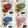 Chăn Ấm URKIBESOTA Spandex Hai Mặt Màu Trơn Ấm Áp Văn Phòng Nhà - 107.460 VND