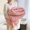 Chăn Ấm URKIBESOTA Spandex Hai Mặt Màu Trơn Ấm Áp Văn Phòng Nhà - 107.460 VND 9