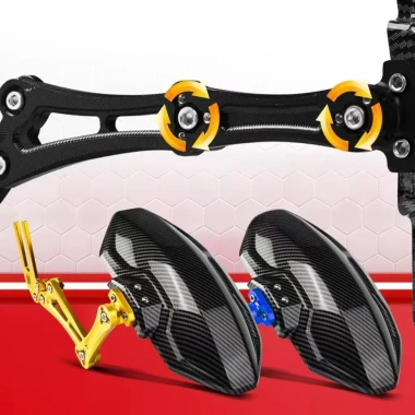 Chắn bùn carbon V3 cho xe điện độ: bảo vệ tối đa, giảm chấn, giá chỉ 174.299₫