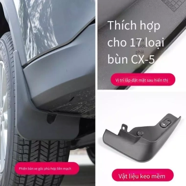 Chắn Bùn Mazda CX5 2.017-2.026 - Sửa Đổi, Trang Trí Trước và Sau, Giá 237.600 VND