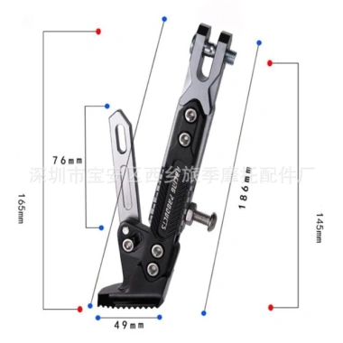 Chân chống tăng chỉnh nhôm nguyên khối full CNC - Giá 89.000đ, chịu tải cao, bền bỉ