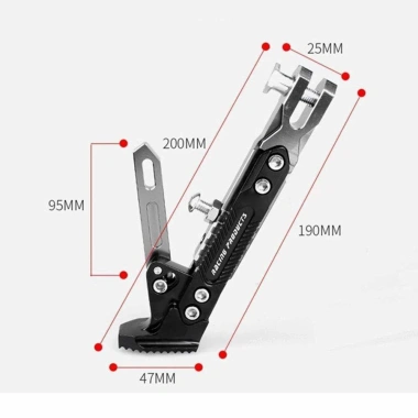 Chân Chống Xe Máy CNC Điều Chỉnh Dài Ngắn Dễ Dàng Lắp Đặt - Giá Ưu Đãi 89.000đ 2