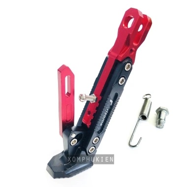 Chân chống xe máy CNC điều chỉnh dài ngắn, tăng ổn định, bảo vệ an toàn - Giá ưu đãi