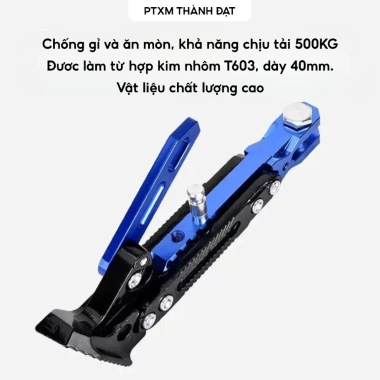 Chân Chống Xe Máy CNC Tăng Chỉnh Độ Cao 20-26cm, Chịu Tải 500kg, Giá Ưu Đãi 99.000₫ 2