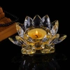 Chân Đế Đựng Đèn Cầy Tealight Pha Lê - Đa Kích Thước, Đa Màu, Phật Giáo Hoa Sen 5