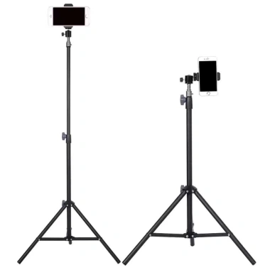 Chân đế livestream gậy 3 chân cao 2m, remote Bluetooth cho điện thoại & máy ảnh - 120k 3