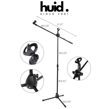 Chân Đế Micro Boom Mic Stand Đa Năng Kẹp 2 Micro - Sân Khấu, Phòng Thu, Ca Hát - Giá 154.000₫ 3