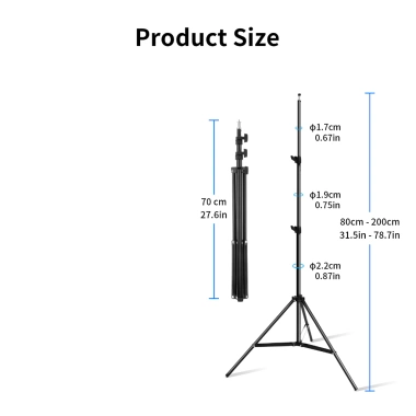 Chân Đế Selen 200cm Di Động Điều Chỉnh Tripod Selfie Camera Giá Đỡ Bluetooth 126k