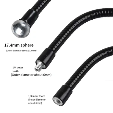 Chân Đế Sống Nối 1/4 Đa Năng Uốn Góc, Điều Chỉnh 20‑30‑50cm - Giá 56.876₫