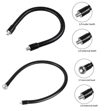 Chân Đế Sống Nối 1/4 Đa Năng Uốn Góc, Điều Chỉnh 20‑30‑50cm - Giá 56.876₫