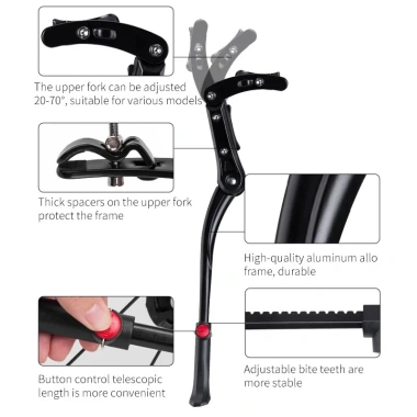 Chân đế xe đạp ROCKBROS MTB hợp kim nhôm điều chỉnh được, ổn định, chống trượt - Giá ưu đãi 172.222đ 3 Chân đế xe đạp ROCKBROS MTB hợp kim nhôm điều chỉnh được, ổn định, chống trượt - Giá ưu đãi 172.222đ 3