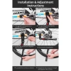 Chân đế xe đạp ROCKBROS MTB hợp kim nhôm điều chỉnh được, ổn định, chống trượt - Giá ưu đãi 172.222đ 7