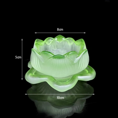 Chân đèn cày tealight hoa sen thủy tinh lưu ly - Chánh Bảo, giảm còn 40.000đ 4 Chân đèn cày tealight hoa sen thủy tinh lưu ly - Chánh Bảo, giảm còn 40.000đ 4