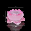Chân đèn cày tealight hoa sen thủy tinh lưu ly - Chánh Bảo, giảm còn 40.000đ 6